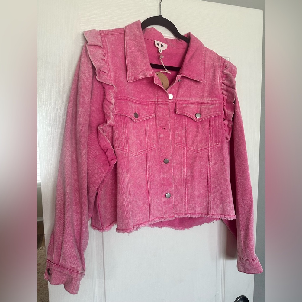 Pink Jean Jacket